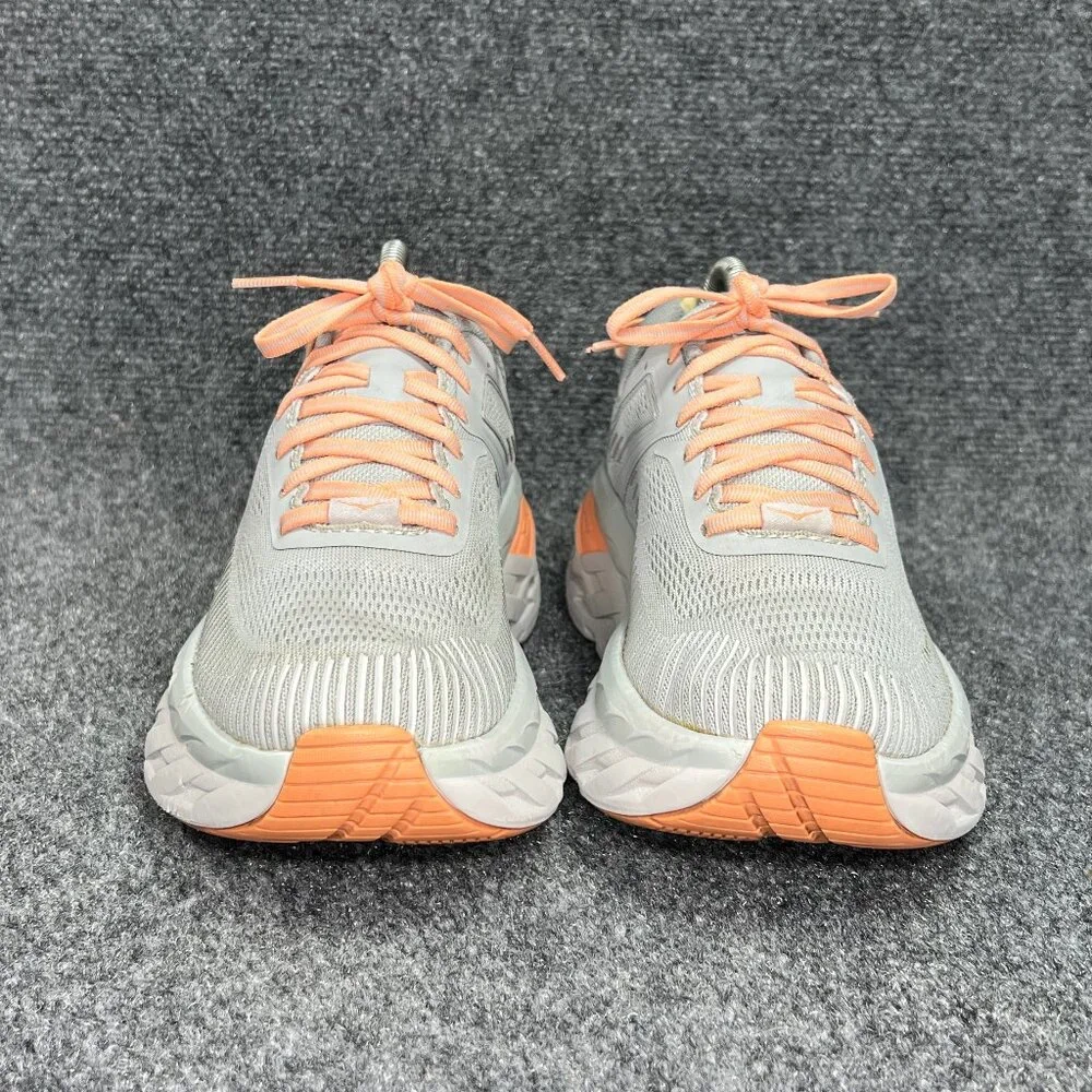 Hoka Bondi 7 Running Shoes Women's‎ Size 8.5 Grey Athletic Training Run Sneakes